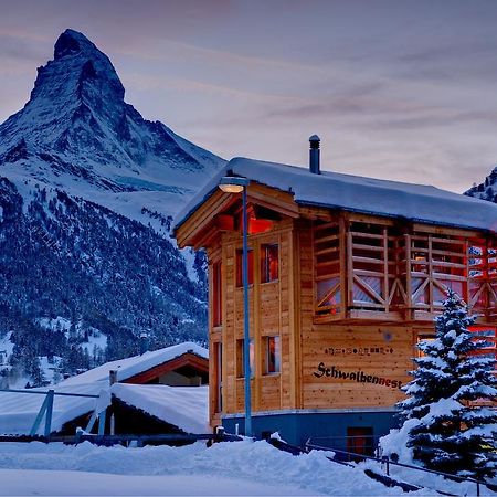 Chalet Schwalbennest Zermatt Exterior foto