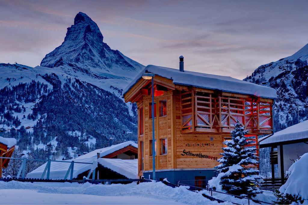 Chalet Schwalbennest Zermatt Exterior foto