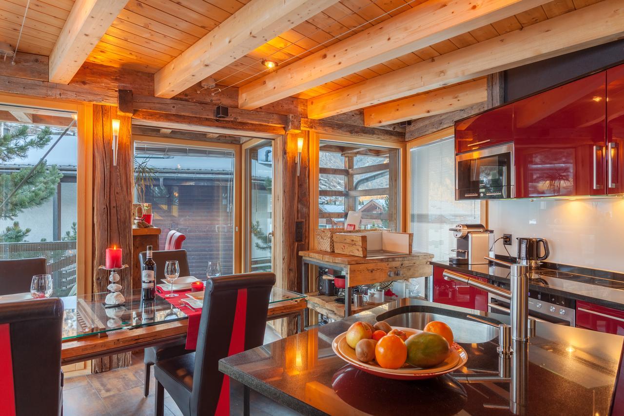 Chalet Schwalbennest Zermatt Exterior foto